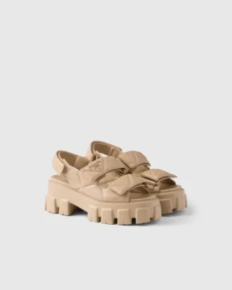 Sandalias Monolith de piel napa