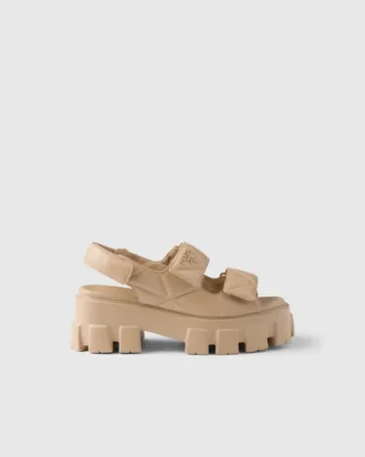 Sandalias Monolith de piel napa