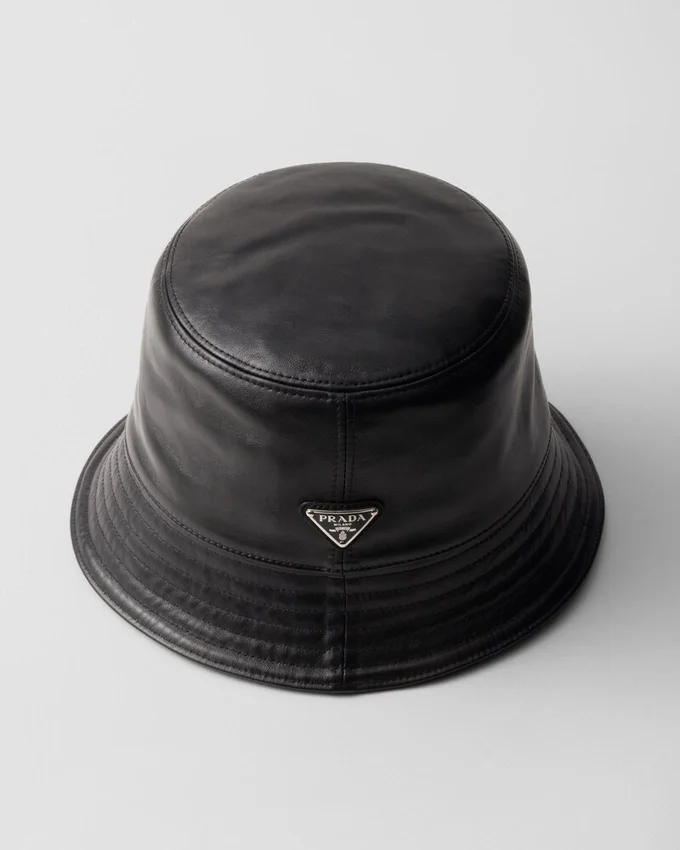 Sombrero de pescador de piel de napa Sombrero de pescador de piel de napa