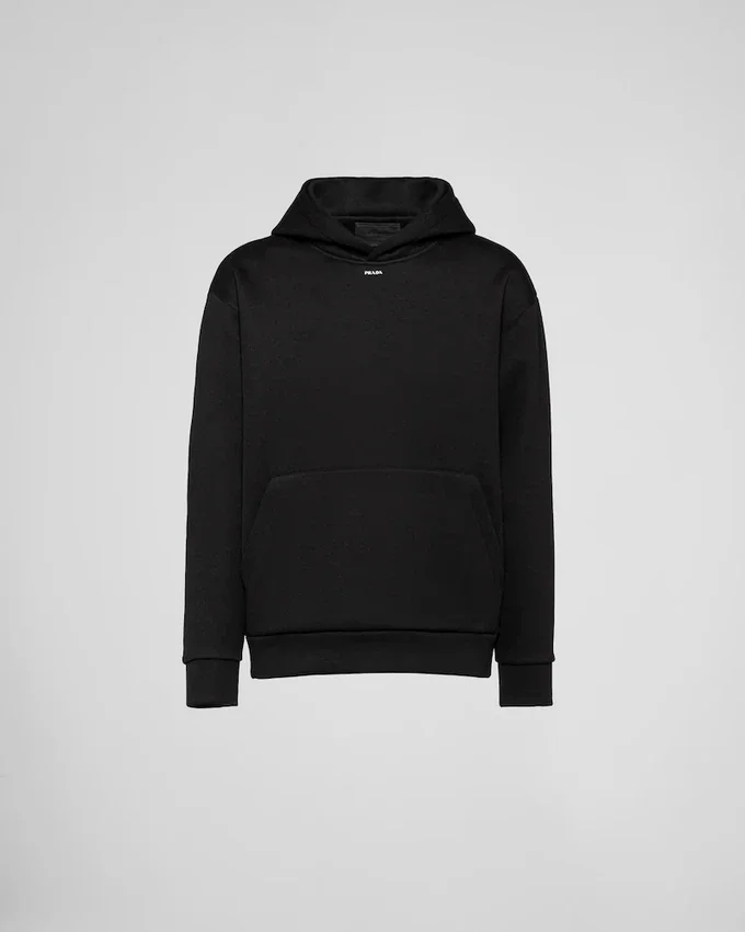 Sudadera con capucha de algodón técnico Sudadera con capucha de algodón técnico