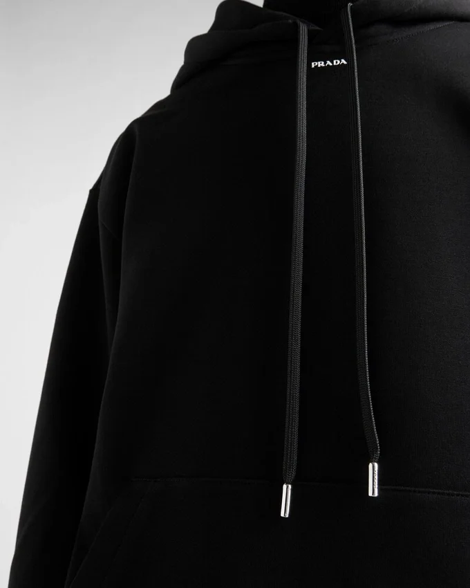 Sudadera con capucha de algodón técnico Sudadera con capucha de algodón técnico
