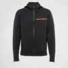Sudadera con capucha de tejido técnico Sudadera con capucha de tejido técnico