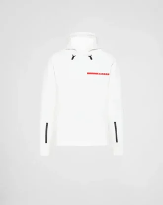 Sudadera con capucha de doble jersey reciclado