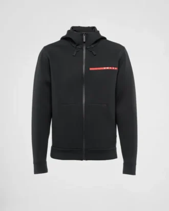 Sudadera con capucha de doble jersey reciclado