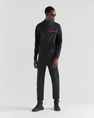 Sudadera con capucha de doble jersey reciclado
