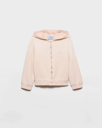 Sudadera con capucha de felpa de algodón con cremallera Sudadera con capucha de felpa de algodón con cremallera