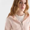 Sudadera con capucha de felpa de algodón con cremallera Sudadera con capucha de felpa de algodón con cremallera