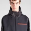 Sudadera con capucha de jersey técnico reciclado Sudadera con capucha de jersey técnico reciclado