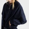 Sudadera con capucha de lana y cachemira
