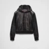 Sudadera con capucha de piel napa Sudadera con capucha de piel napa