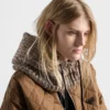 Sudadera con capucha de punto melange Sudadera con capucha de punto melange