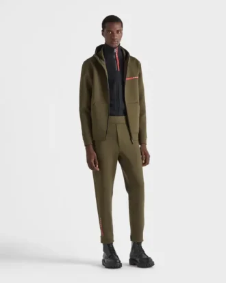 Sudadera con capucha de tejido técnico