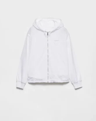 Sudadera con capucha reversible de jersey