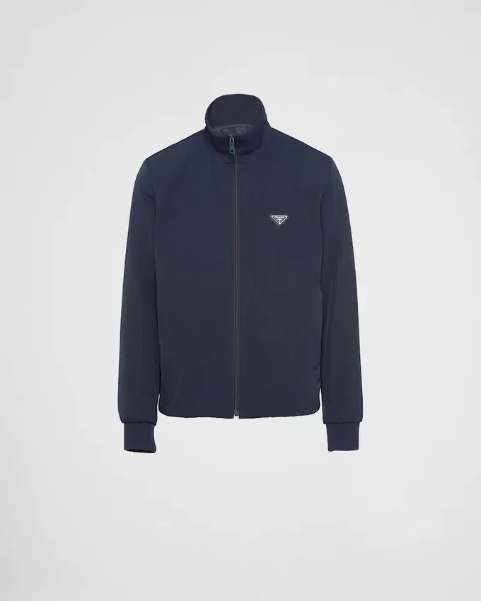 Sudadera con cremallera de tejido técnico elástico Sudadera con cremallera de tejido técnico elástico