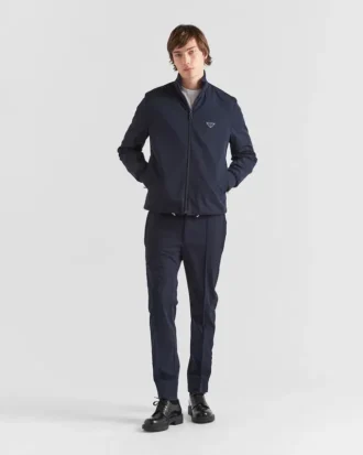 Sudadera con cremallera de tejido técnico elástico