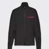 Sudadera con cremallera frontal de doble jersey técnico reciclado Sudadera con cremallera frontal de doble jersey técnico reciclado