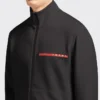Sudadera con cremallera frontal de doble jersey técnico reciclado Sudadera con cremallera frontal de doble jersey técnico reciclado