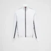 Sudadera con cuello alto y cremallera de punto técnico Sudadera con cuello alto y cremallera de punto técnico