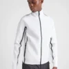 Sudadera con cuello alto y cremallera de punto técnico Sudadera con cuello alto y cremallera de punto técnico
