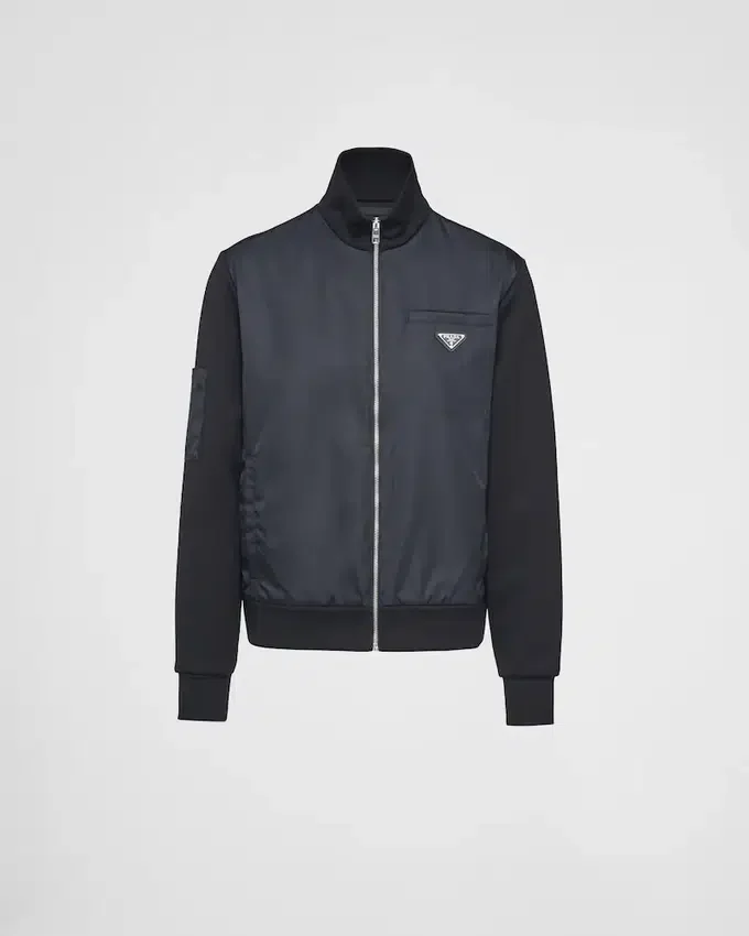 Sudadera con detalles de Re-Nylon Sudadera con detalles de Re-Nylon