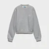 Sudadera de algodón con cuello redondo Sudadera de algodón con cuello redondo