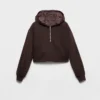 Sudadera reversible de jersey de algodón y Re-Nylon Sudadera reversible de jersey de algodón y Re-Nylon