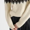 Suéter de cuello alto de cachemira y lana Suéter de cuello alto de cachemira y lana