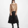Suéter de cuello redondo con logo de Prada de cachemira y lana Suéter de cuello redondo con logo de Prada de cachemira y lana