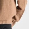 Suéter de cuello redondo con logo de Prada de cachemira y lana Suéter de cuello redondo con logo de Prada de cachemira y lana