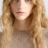 Suéter de cuello redondo con logo de Prada de cachemira y lana Suéter de cuello redondo con logo de Prada de cachemira y lana