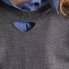 Suéter de cuello redondo de lana Suéter de cuello redondo de lana