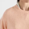 Suéter de cuello redondo de lana y cachemira Suéter de cuello redondo de lana y cachemira
