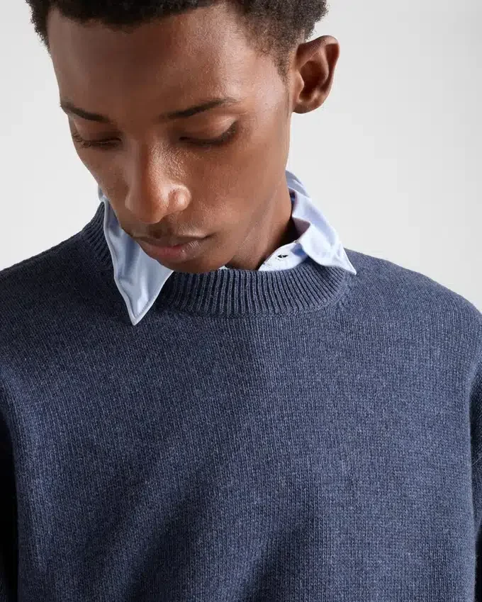 Suéter de cuello redondo de Re-Cashmere Suéter de cuello redondo de Re-Cashmere