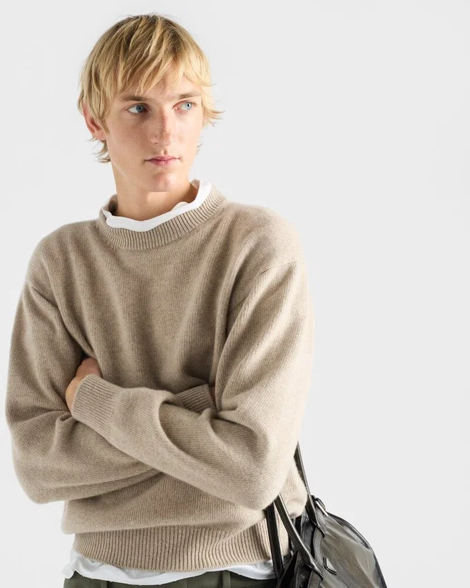 Suéter de cuello redondo de Re-Cashmere Suéter de cuello redondo de Re-Cashmere
