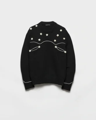 Suéter oversize de lana Shetland