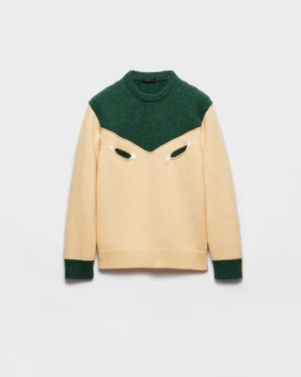 Suéter oversize de lana Shetland