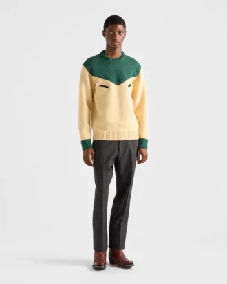Suéter oversize de lana Shetland