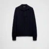 Suéter polo oversize de cachemira Suéter polo oversize de cachemira