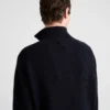 Suéter polo oversize de cachemira Suéter polo oversize de cachemira