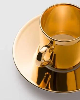 Taza de café de porcelana – Oro macizo