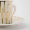 Taza de café de porcelana – Rayas