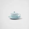 Taza de capuchino de porcelana – Celadón