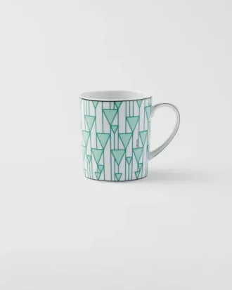 Taza de porcelana – Verde Viena