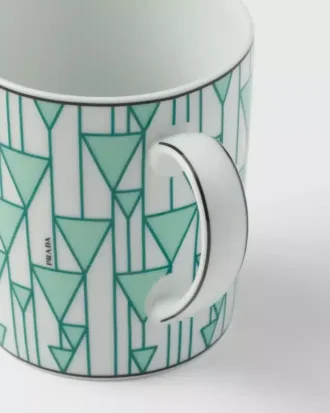 Taza de porcelana – Verde Viena