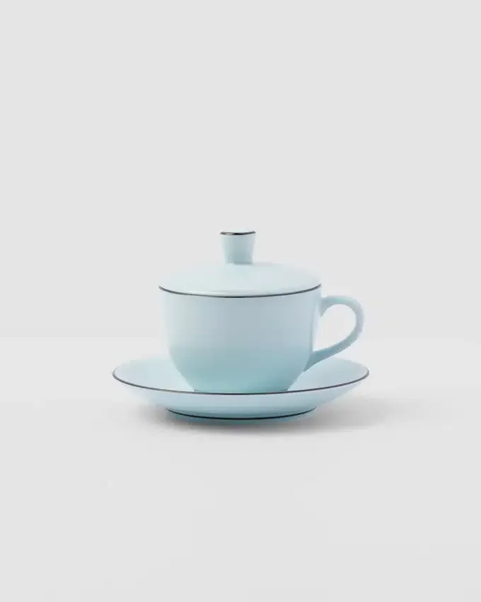 Taza de té de porcelana – Celadón Taza de té de porcelana – Celadón