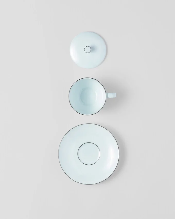 Taza de té de porcelana – Celadón Taza de té de porcelana – Celadón