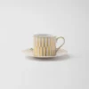 Taza de té de porcelana – Rayas