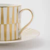 Taza de té de porcelana – Rayas