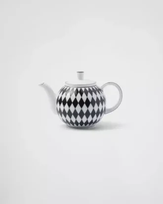 Tetera de porcelana – Tablero de ajedrez