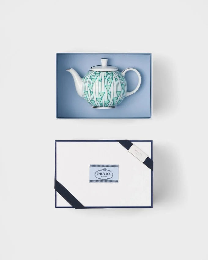 Tetera de porcelana – Verde Viena Tetera de porcelana – Verde Viena